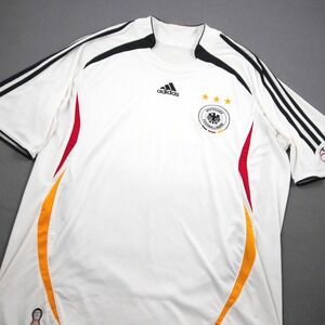 Vintage 06 World Cup Adidas Germany Home National Team Soccer Jersey Men's XL